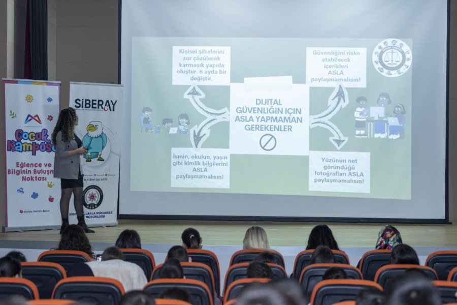 Mersin’de Çocuklara Siber Güvenlik Eğitimi Verildi