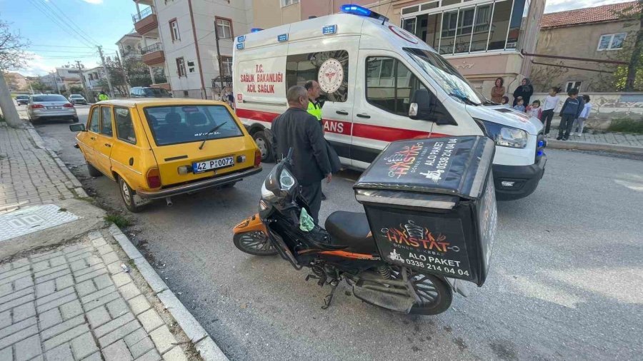 Karaman’da Devrilen Motosiklet Metrelerce Sürüklendi: 1 Yaralı