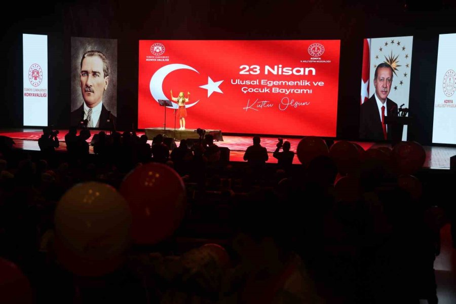 Konya’da 23 Nisan Ulusal Egemenlik Ve Çocuk Bayramı Coşkusu