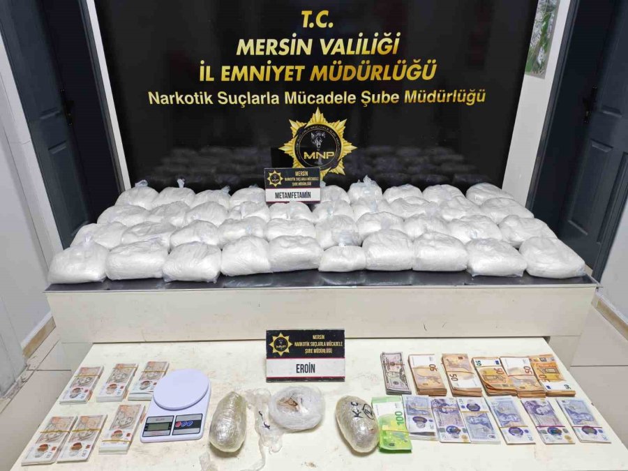 Mersin’de Zehir Tacirlerine Darbe: 13 Gözaltı