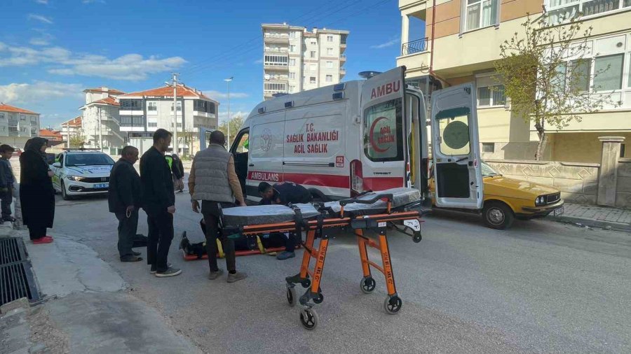 Karaman’da Devrilen Motosiklet Metrelerce Sürüklendi: 1 Yaralı