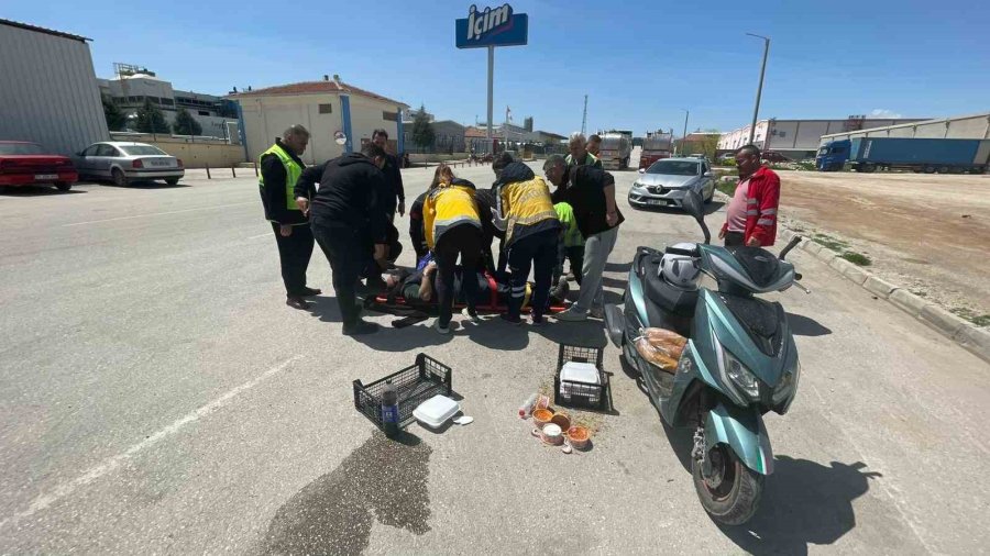 Karaman’da Motosiklet Kazası: 1 Yaralı