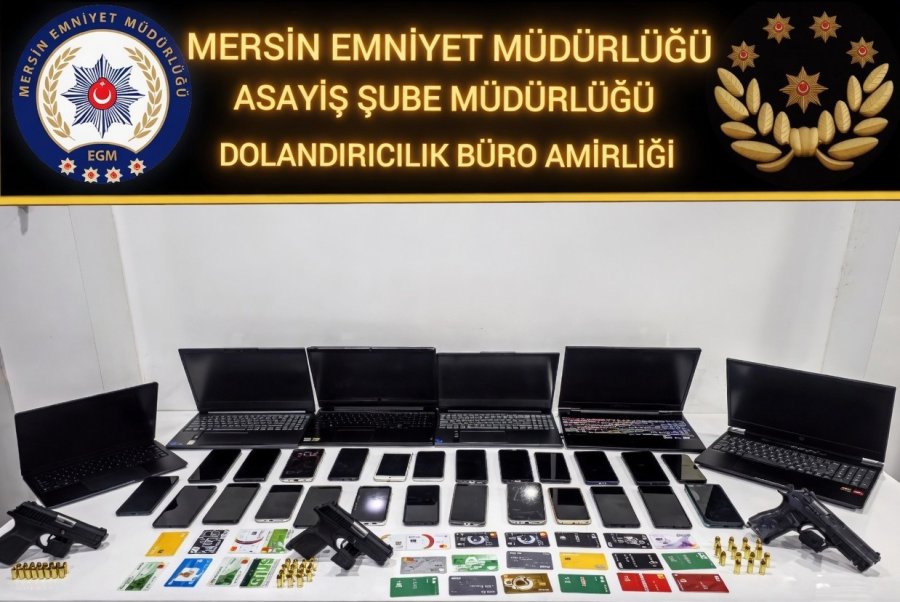 Mersin’de Dolandırıcılık Şebekesi Çökertildi: 100 Milyonluk Para Trafiği Ortaya Çıktı