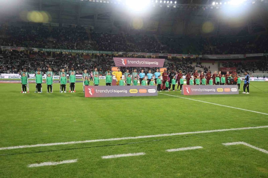 Trendyol Süper Lig: Konyaspor: 0 - Trabzonspor: 0 (maç Devam Ediyor)