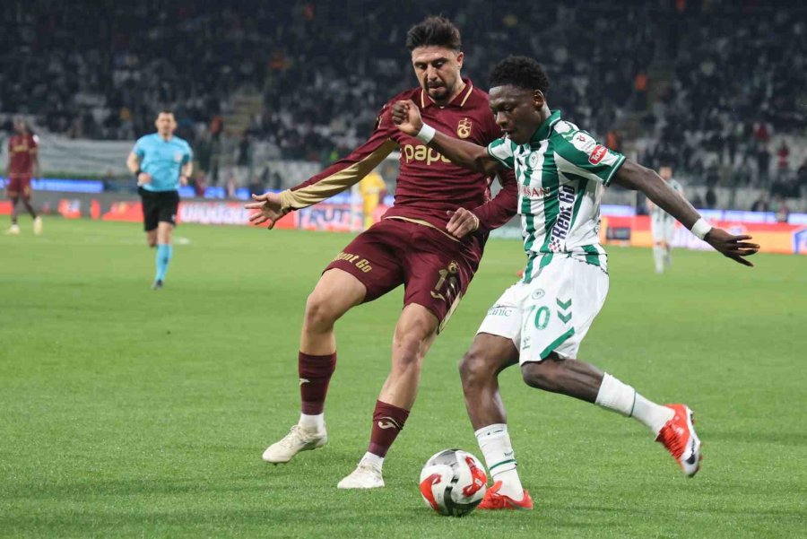 Trendyol Süper Lig: Konyaspor: 2 - Trabzonspor: 1 (maç Sonucu)
