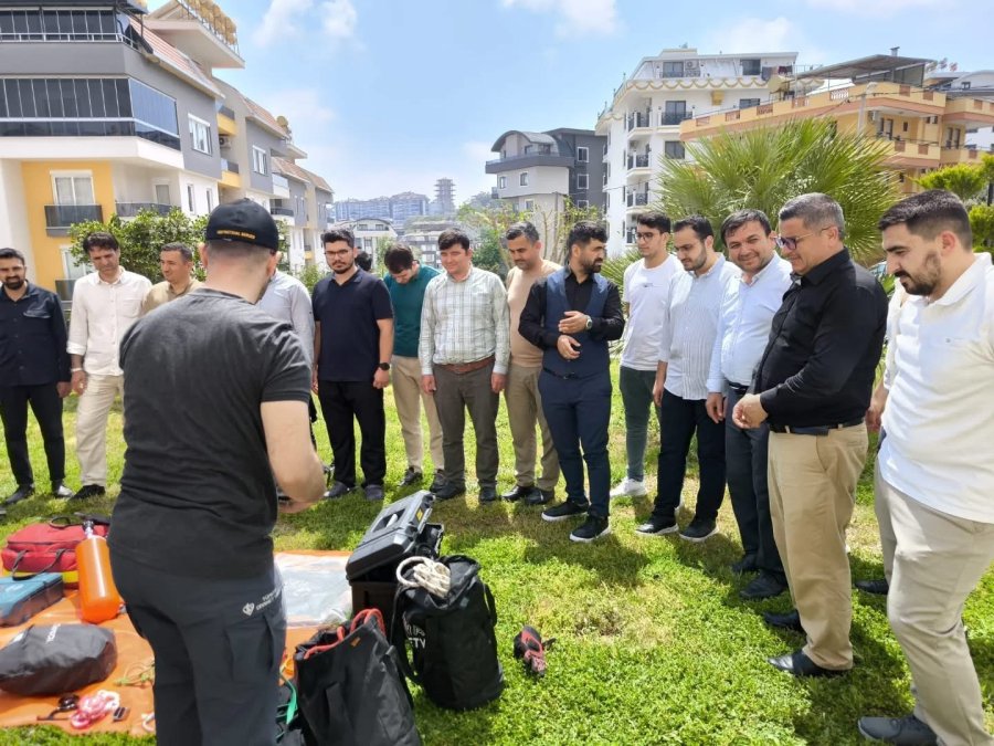 Alanya’da Diyanet Personeline Arama Kurtarma Eğitimi