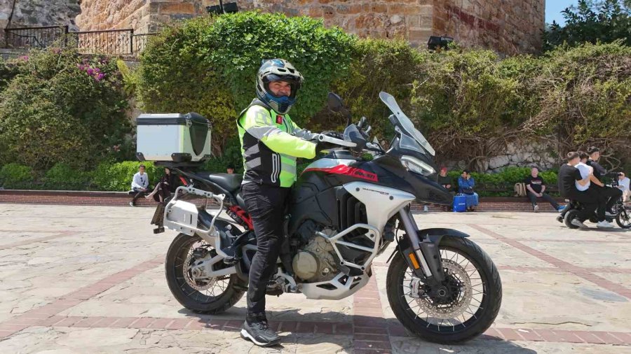 Alanya’dan Kutsal Topraklara Motosikletle 7 Bin Kilometrelik Yolculuk