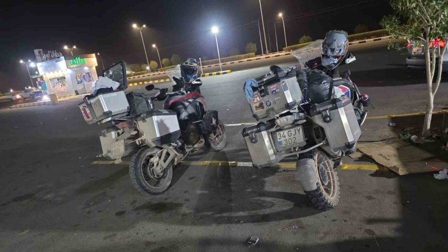 Alanya’dan Kutsal Topraklara Motosikletle 7 Bin Kilometrelik Yolculuk