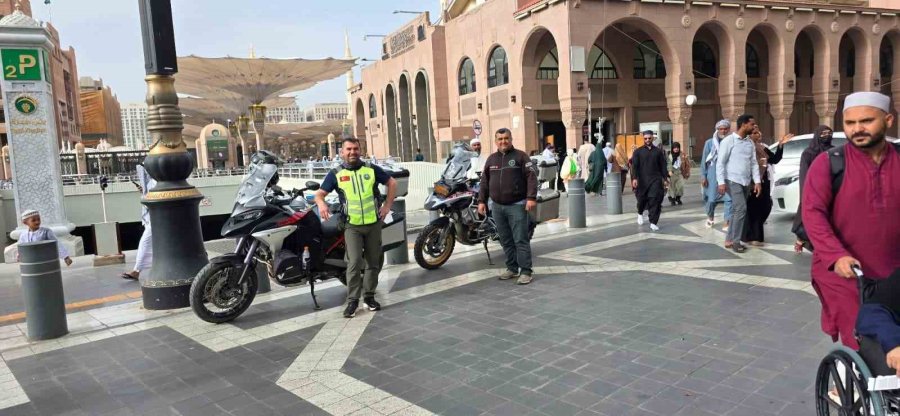 Alanya’dan Kutsal Topraklara Motosikletle 7 Bin Kilometrelik Yolculuk