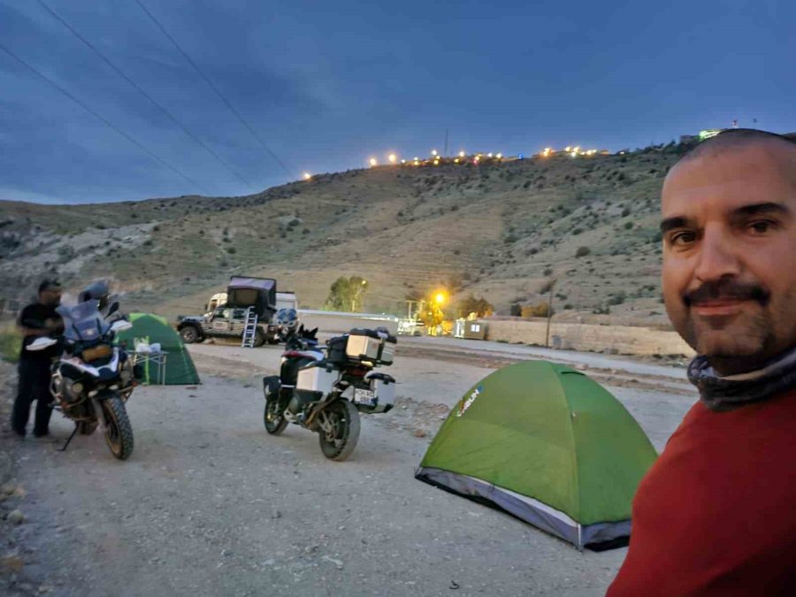 Alanya’dan Kutsal Topraklara Motosikletle 7 Bin Kilometrelik Yolculuk