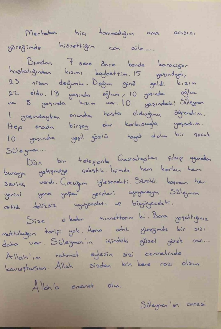 Kızını Karaciğer Nakli Beklerken Kaybetti, Oğlu Organ Bağışıyla Hayata Tutundu