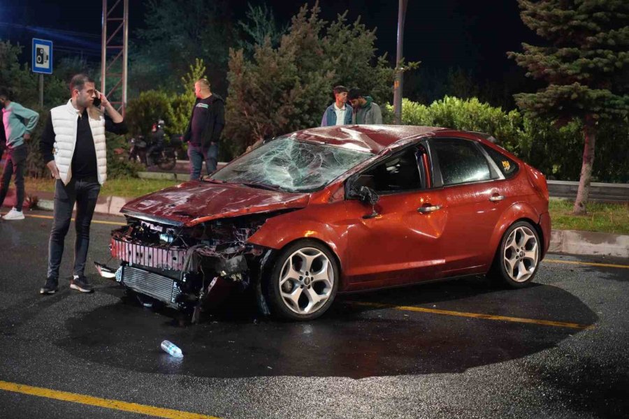 Niğde’de Kontrolden Çıkan Otomobil Takla Attı: 1 Yaralı