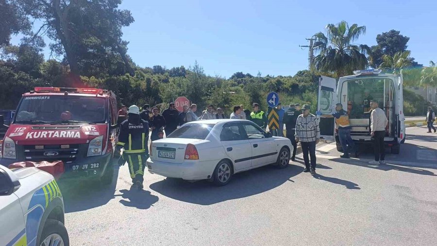 Dur Levhasına İhlali Kazayla Sonuçlandı: 1 Yaralı