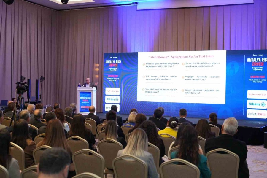 Antalya’da Risk Zirvesi Artan Risklere Karşı Dayanıklılığı Gündeme Taşıdı