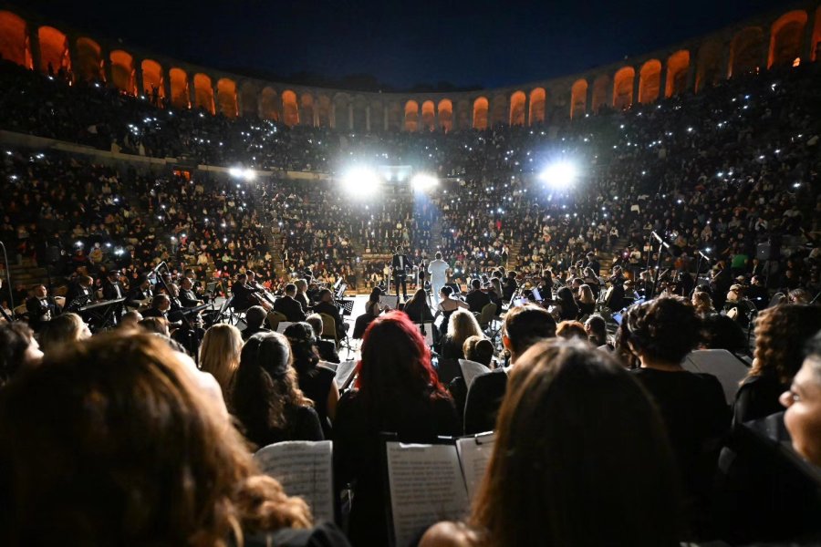 Aspendos’ta "kökten Geleceğe Maarif Yolcuları" Konserine Yoğun İlgi