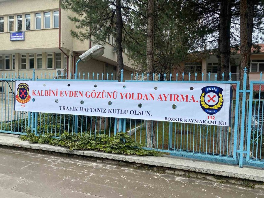 Bozkır’da Saha Çalışanlarına Güvenli Trafik Eğitimi