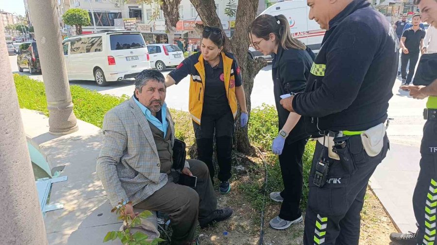 Yaya Geçidinde Aracın Çarptığı Kişi Yaralandı