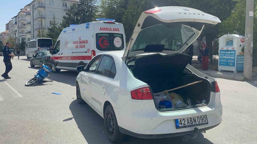Karaman’da Otomobil İle Motosiklet Çarpıştı: 1 Yaralı