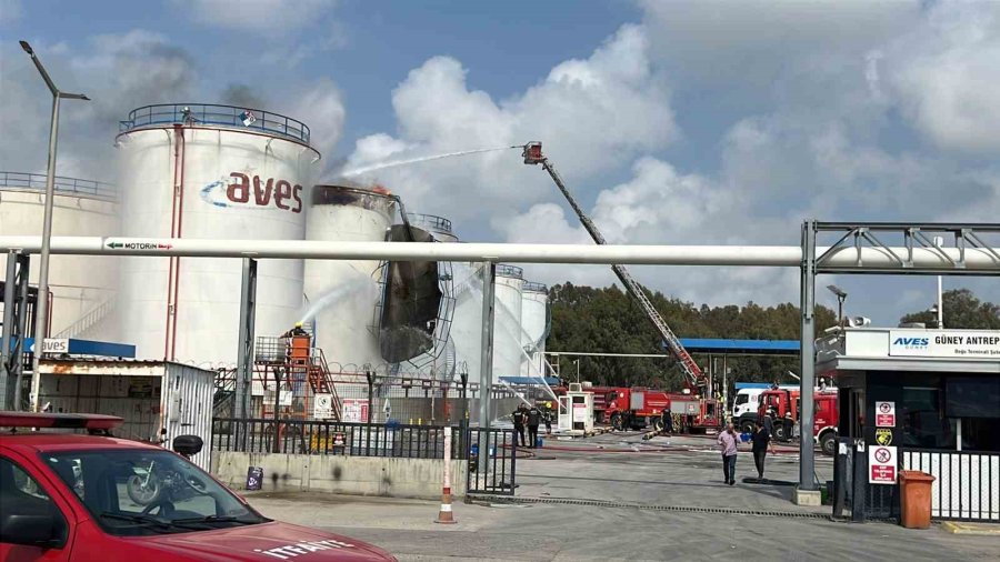 Yağ Fabrikasında Korkutan Yangın