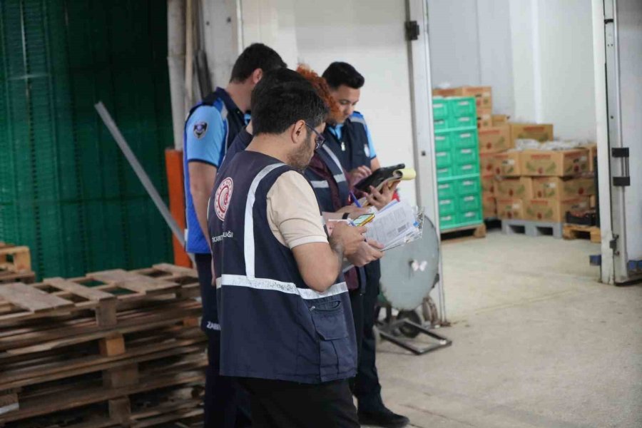 Antalya Halinde Bayram Denetimi: Faturalar Ve Künyeler Tek Tek İncelendi