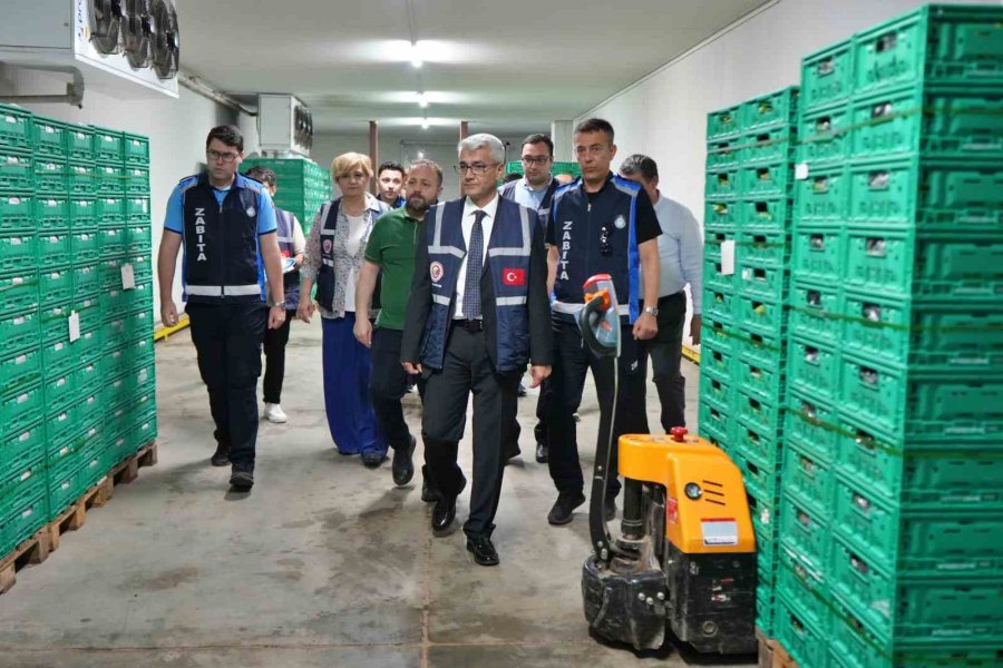 Antalya Halinde Bayram Denetimi: Faturalar Ve Künyeler Tek Tek İncelendi
