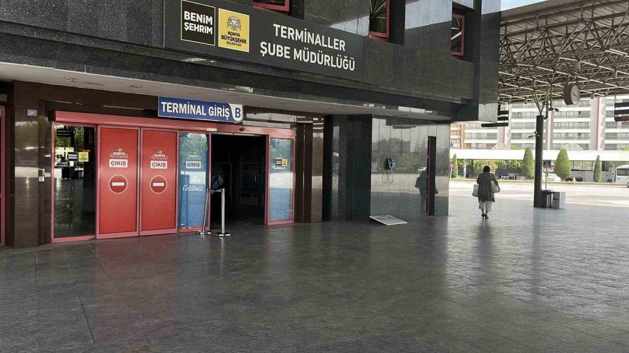 Konya’da Otogarda Kurban Bayramı Öncesi Denetim