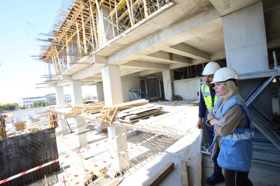 Akdeniz Üniversitesi Hastanesi Yeni İnşaatı Yüzde 30 Tamamlandı