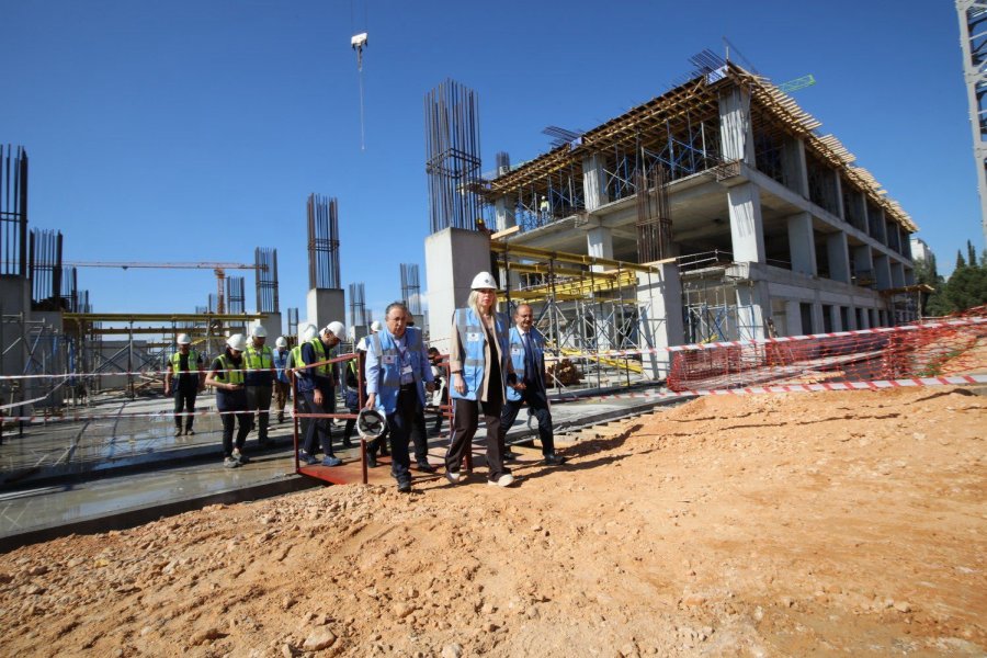 Akdeniz Üniversitesi Hastanesi Yeni İnşaatı Yüzde 30 Tamamlandı