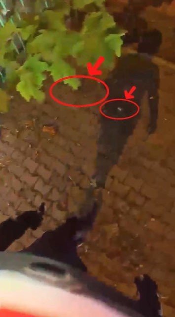 Yere Attığı Uyuşturucu Polisin Yaka Kamerasına Takıldı