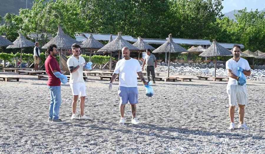 Çıralı’da Sahil Temizliği Yapıldı