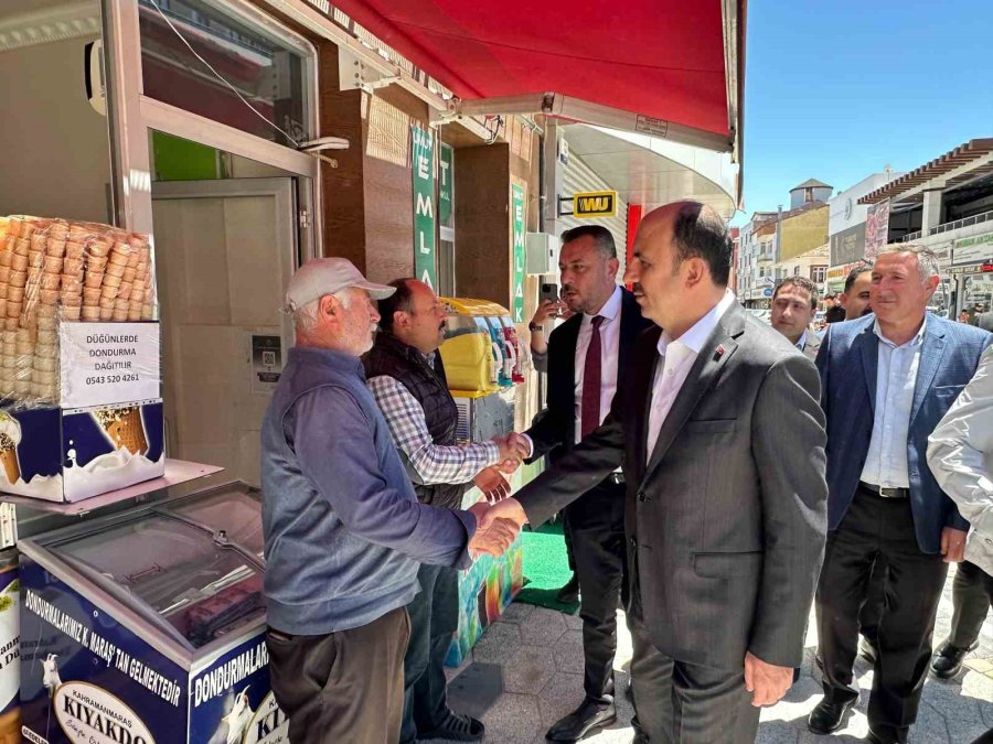Başkan Altay Cihanbeyli Ve Kulu’yu Ziyaret Etti, Kulu İtfaiye Merkezi’nin Temelini Attı