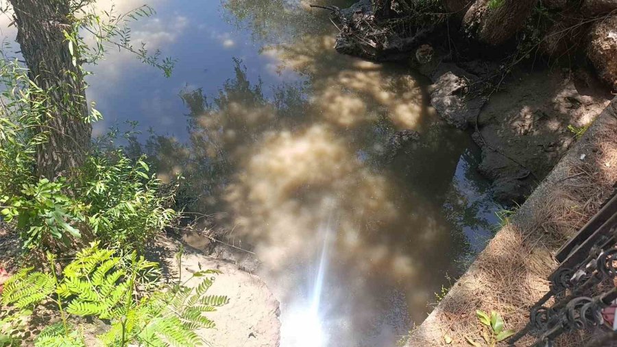 Manavgat Irmağı’nda Kaynağı Belirlenemeyen Görüntü Endişelendiriyor