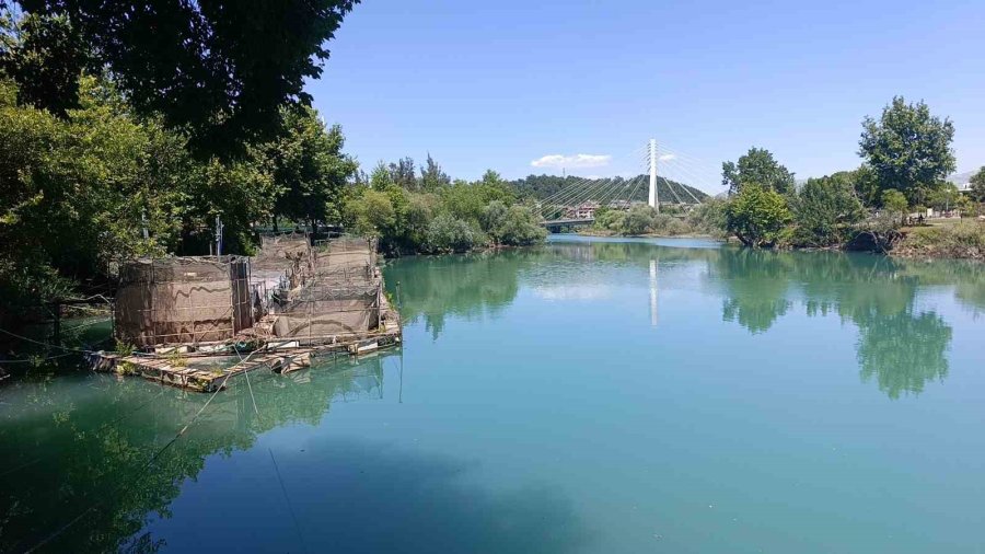 Manavgat Irmağı’nda Kaynağı Belirlenemeyen Görüntü Endişelendiriyor