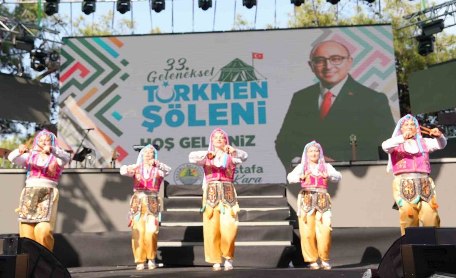 33. Geleneksel Türkmen Şöleni’ne Binlerce Kişi Katıldı