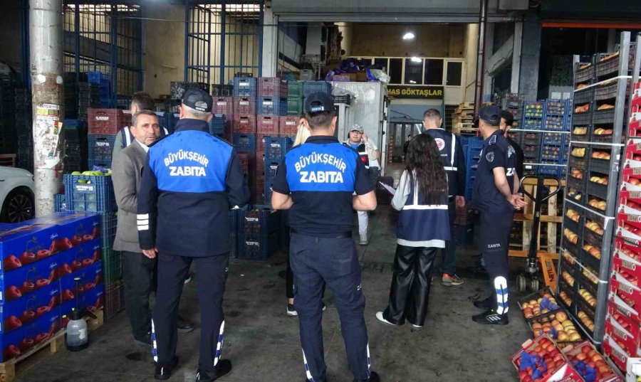 Mersin’de Fahiş Fiyata Karşı Hal Denetimleri Sürüyor