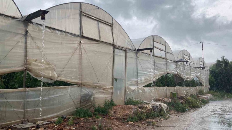 Mersin’de Sağanak Etkili Oldu: Sel Suları Yolu Aştı, Bahçeler Sular Altında Kaldı