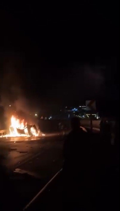 Alanya’da Takla Atan Otomobil Alev Aldı: 2 Ölü, 3 Ağır Yaralı