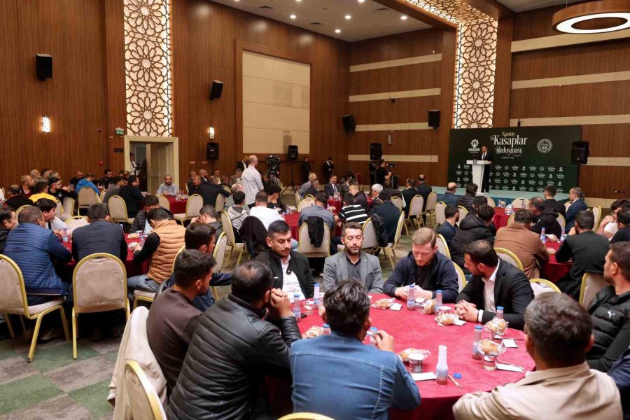 Karatay’da Kurban Bayram Öncesi Kasaplarla Toplantı
