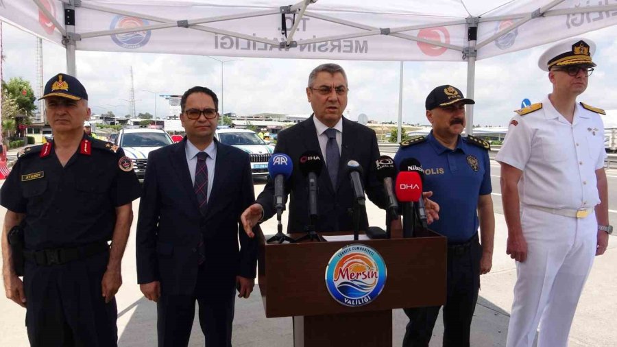 Mersin’de Bayramda Günlük 700 Araç, 11 Dron Ve 3 Bin 507 Personel Görev Yapacak
