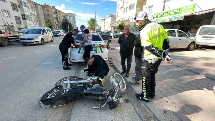 Karaman’da Sürücüsünün Bırakıp Kaçtığı Motosikletin Şase Numarasının Kazınmış Olduğu Belirlendi