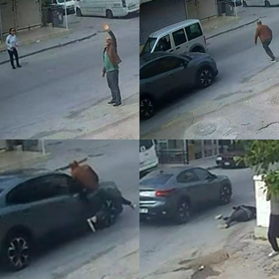 El Sallayıp Karşıya Geçmek İsterken Otomobil Çarptı