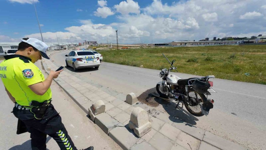 Karaman’da Motosiklet Kazası: 1 Yaralı