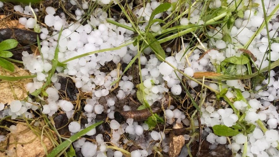 Mersin’de Dolu Yağışı Etkili Oldu