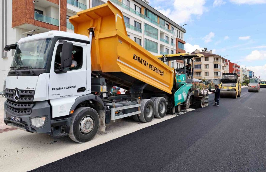 Karatay’da Yeni Sezonun Ulaşım Yatırımları Sürüyor