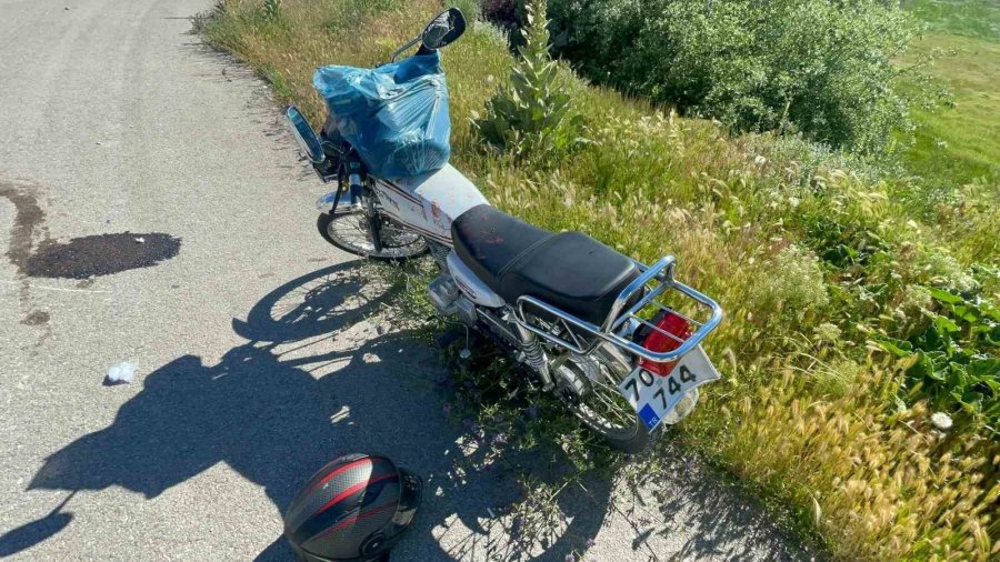 Karaman’da Otomobille Motosiklet Çarpıştı: 1 Ölü