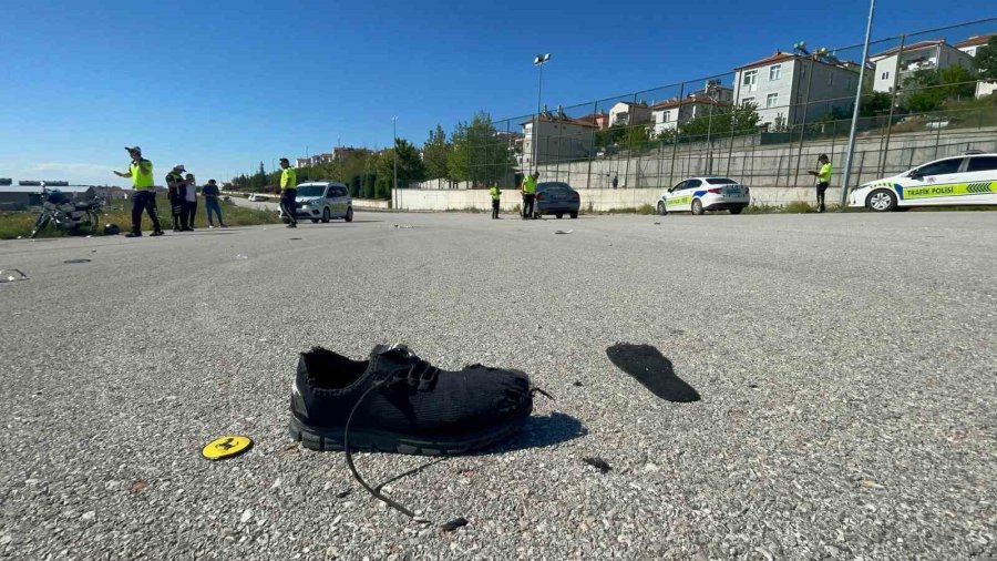 Karaman’da Otomobille Motosiklet Çarpıştı: 1 Ölü
