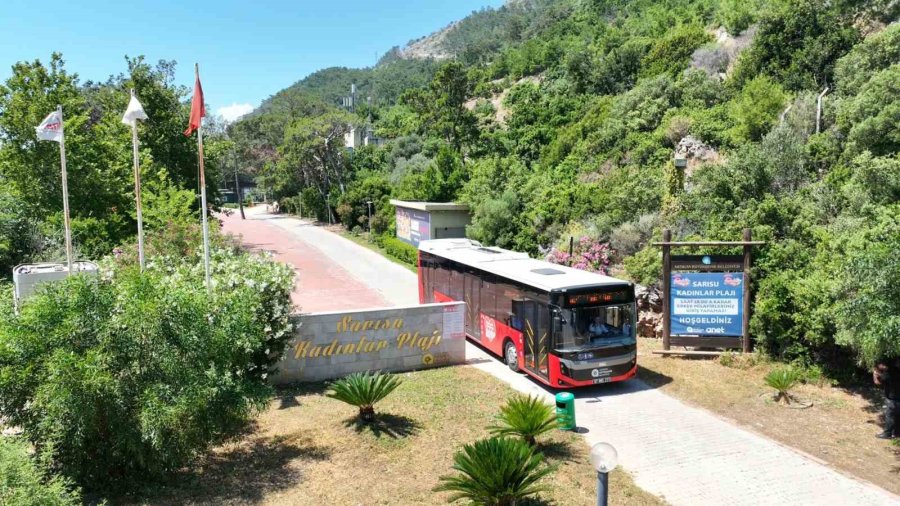 Sarısu Kadınlar Plajı’na Ücretsiz Ring Seferleri Başladı