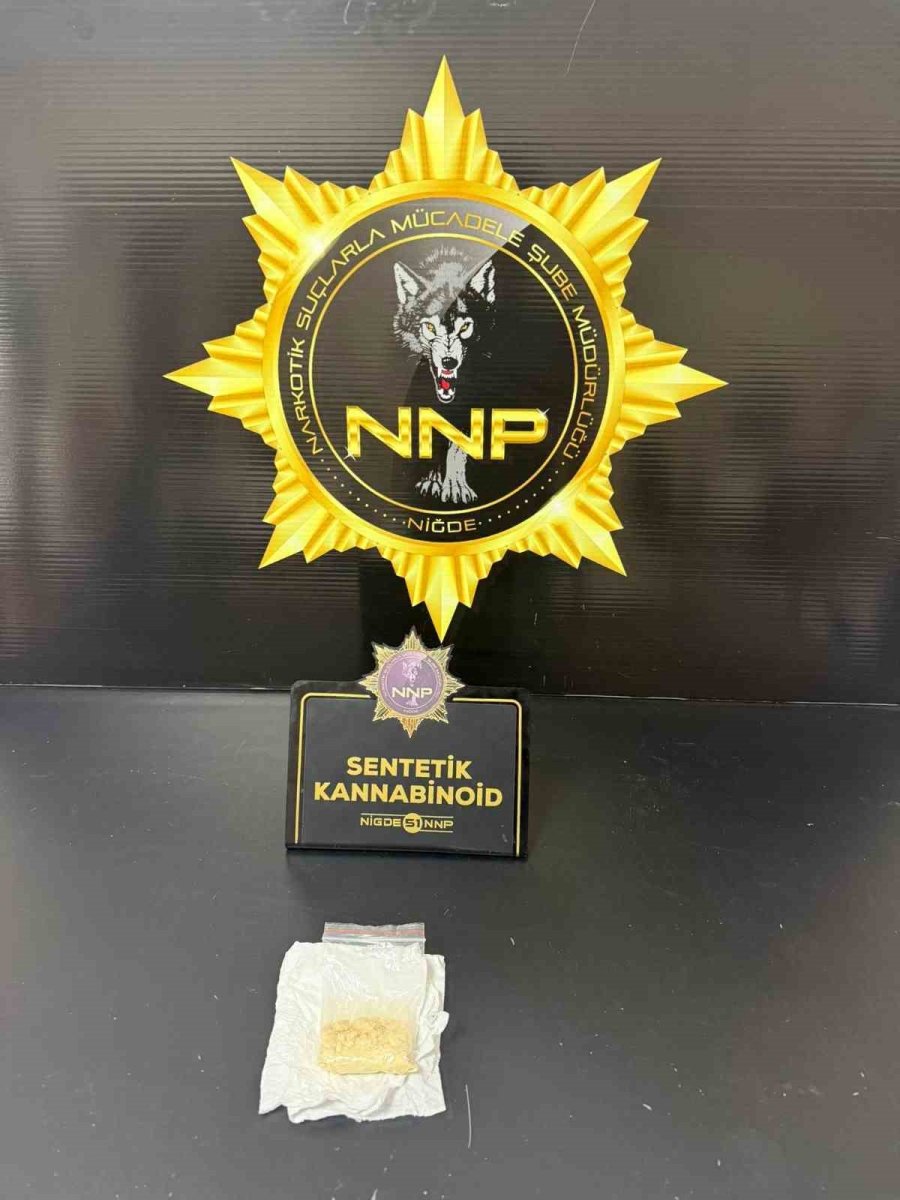 Niğde’de Narkotik Operasyonu: 1 Tutuklama