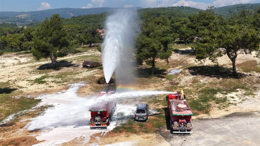 Mersin’de Orman Yangınlarına Karşı Tatbikat Yapıldı