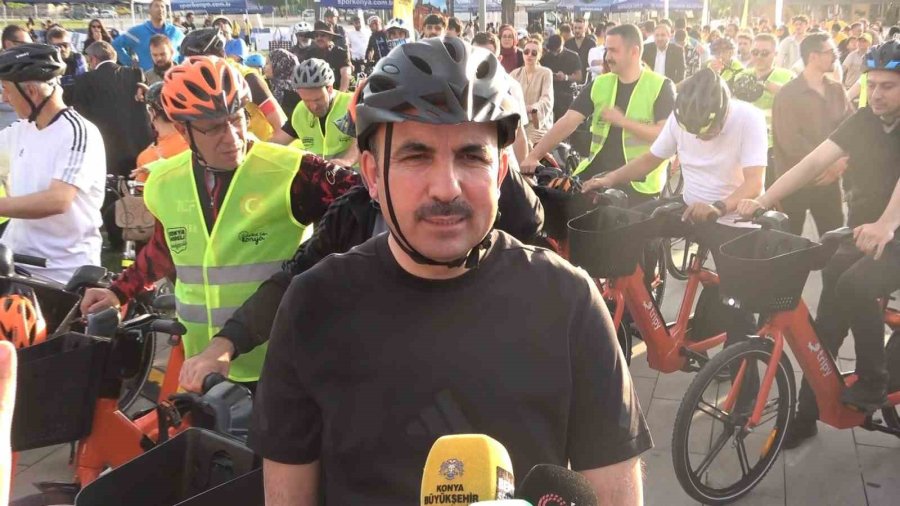 Konya’nın 31 İlçesinde Bisiklet Sürüş Etkinliği Düzenlendi
